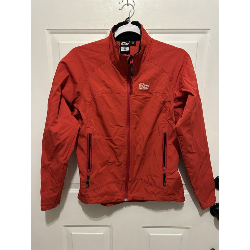 Lowe Alpine Women's Small Soft Shell Fleece Lined Jacket Red